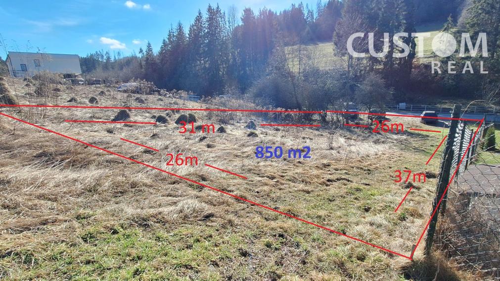 Predáme pozemok v obci Snežnica o výmere 850 m2