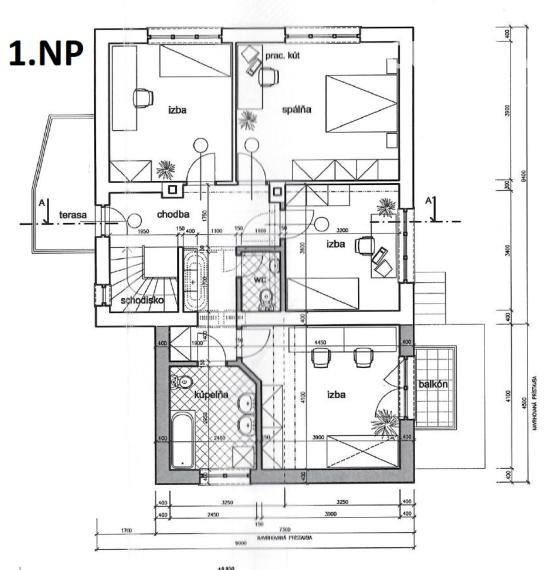 Predáme dvojpodlažný rodinný dom v Žiline - Závodí