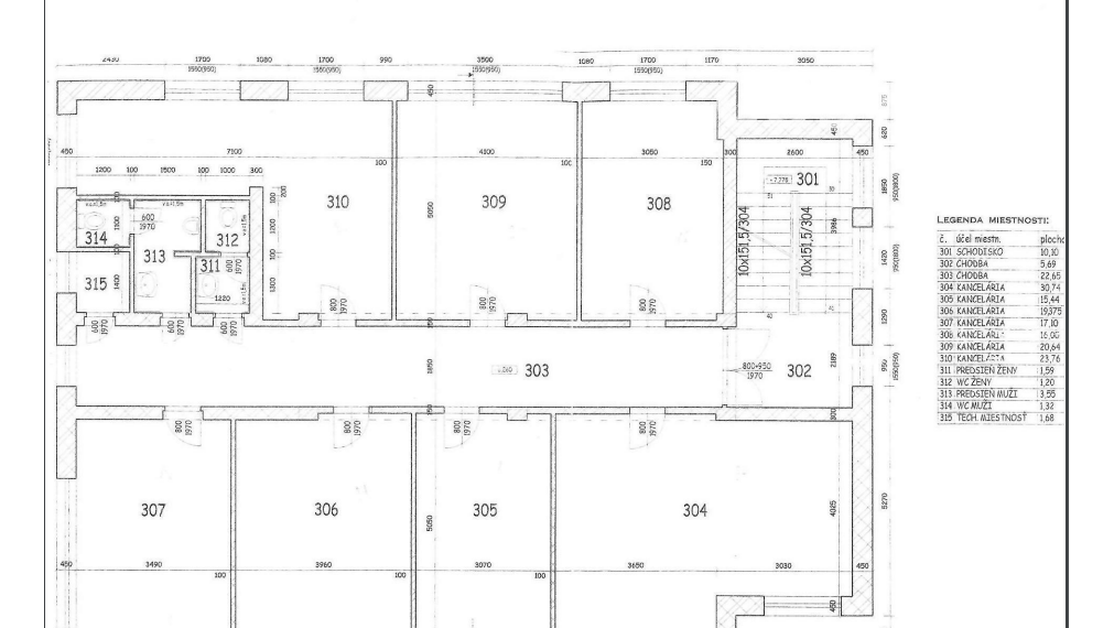 Kancelársky priestor s parkovaním priemyselná zóna