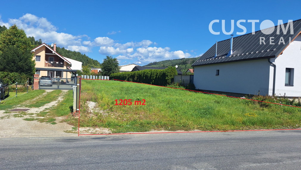 Predáme stavebný pozemok v obci Svederník o výmere 1205 m2
