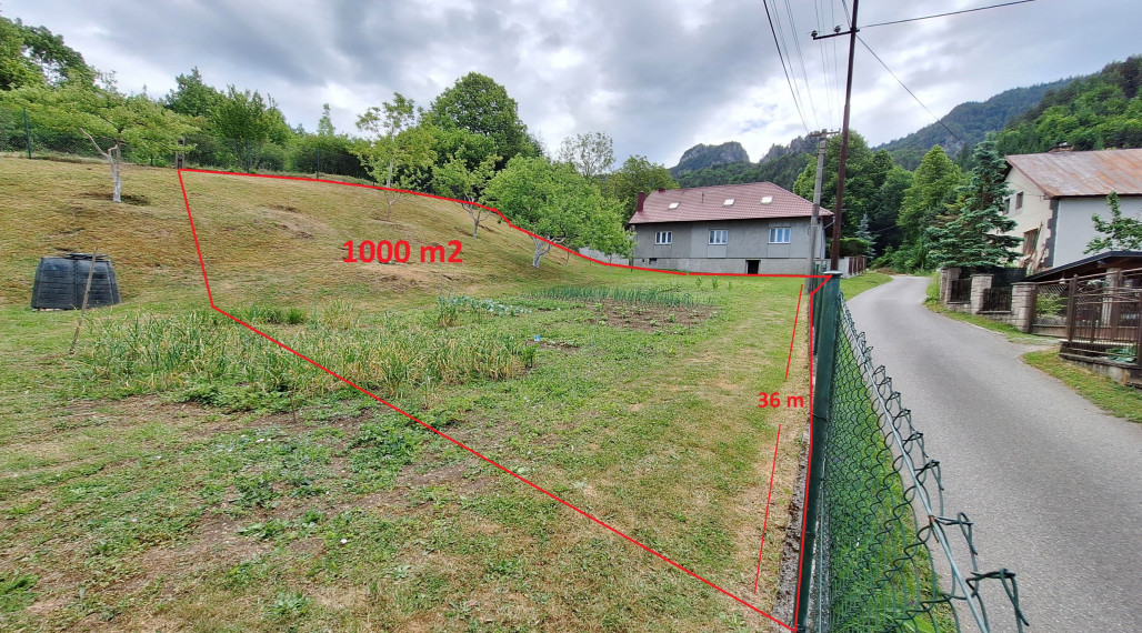 Predáme stavebný pozemok v Terchovej