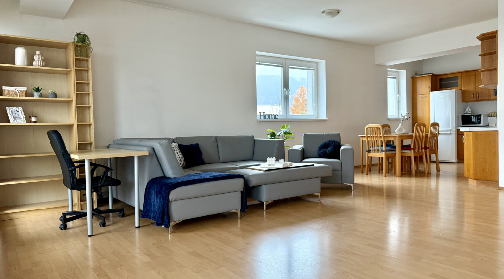 3 izbový tehlový byt s terasou v centre mesta