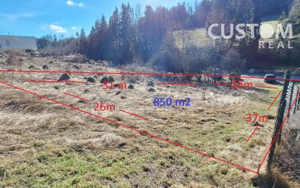 Predáme pozemok v obci Snežnica o výmere 850 m2