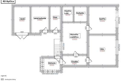 Predáme 3 izbový dom v  Žiline – Bytčici  s pozemkom 392 m2