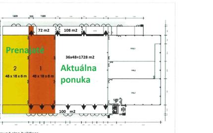 Prenajmeme skladovú halu o výmere 2008 m2 v obci Oščadnica.