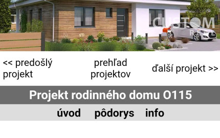 Nový nízkoenergetický bungalov - tichá časť obce Svederník