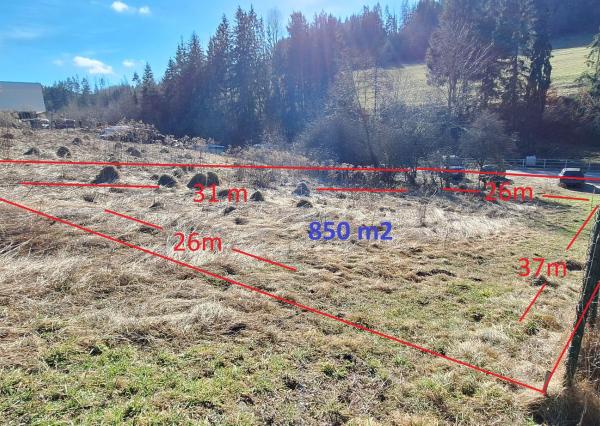 Predáme pozemok v obci Snežnica o výmere 850 m2