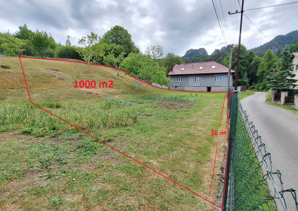 Predáme stavebný pozemok v Terchovej