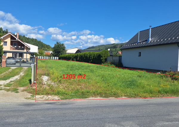 Predáme stavebný pozemok v obci Svederník o výmere 1205 m2