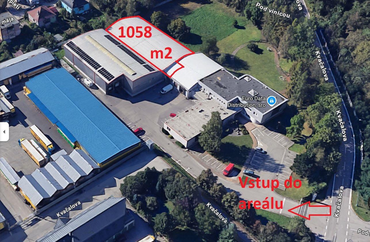 Skladový objekt s rozlohou 1 058 m² v areáli Žilina-Závodie