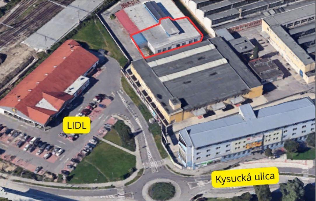 Skladovo-kancelársky objekt s rozlohou 606 m² v areáli Slovena