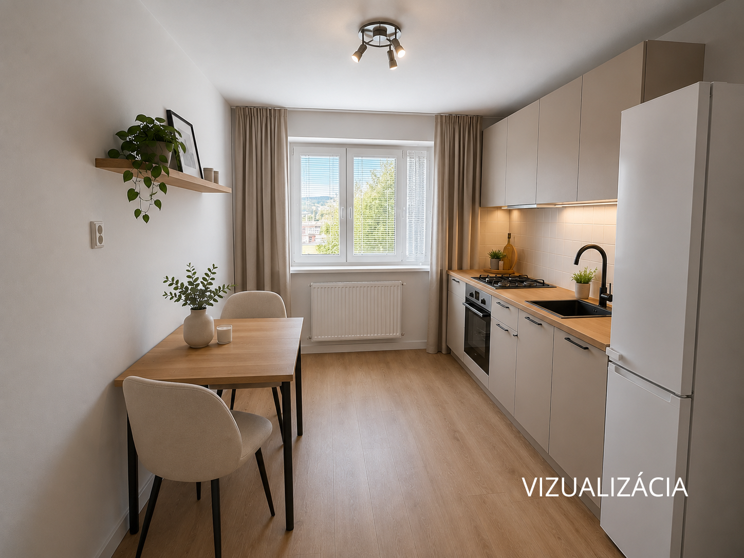 Svetlý 2 izbový byt v tehlovom bytovom dome, širšie centrum mesta