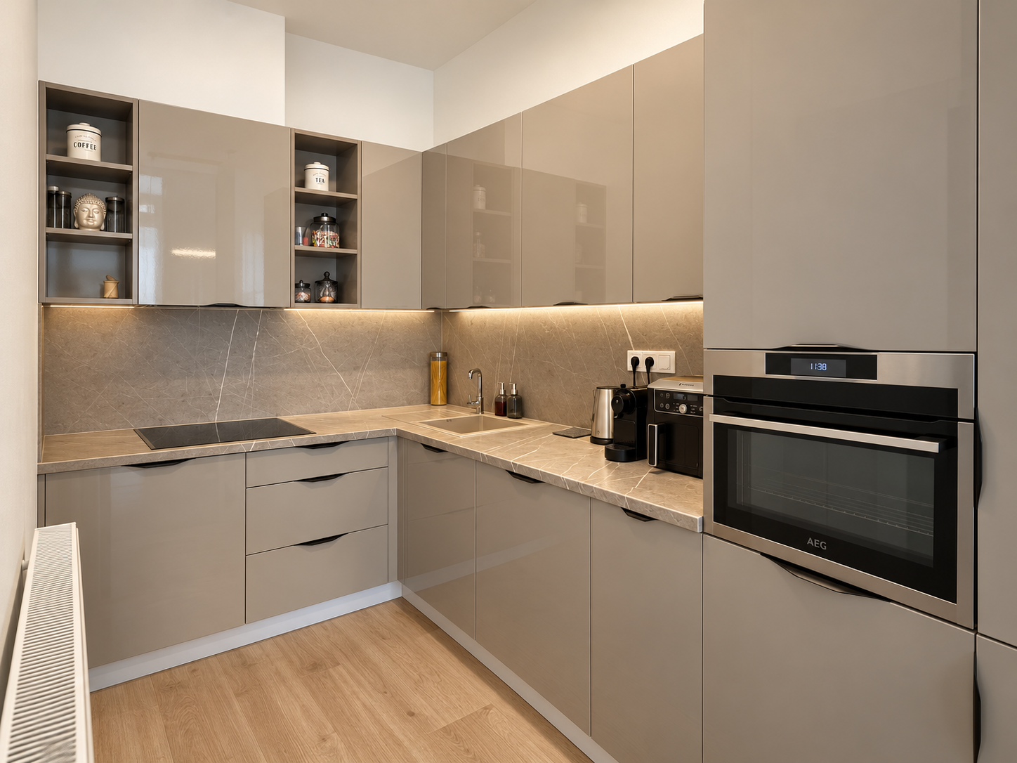 Moderný slnečný 2 izbový byt s veľkým balkónom - Hliny